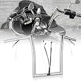 Prewired 14' Rise Ape Hangers 1.25' Handlebar for Harley 2014-2023 Road Glide FLTR/Road Glide Special FLTRXS/Road Glide Limited FLTRK Pre-wired CAN-Bus Wire and Pull-wire, Chrome