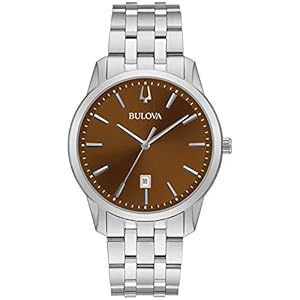 Bulova Men’s Classic Sutton 3-Hand Calendar Date Quartz Watch, 40mm