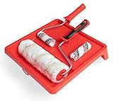 paint roller pro leroy merlin Symbolfoto Farbwalze ist nahezu fusselfrei, lösemittelbeständig, langlebig und leicht auswaschbar. Walzen haben einen seitlichen Beschnitt, welcher eine Streifenbildung beim Walzen verhindert.