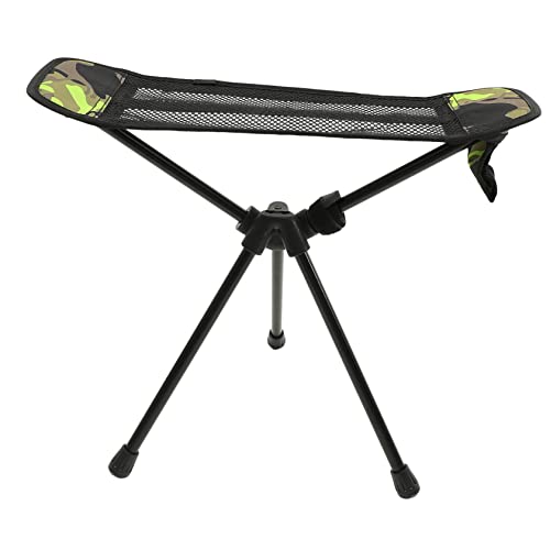 UPKOCH Foldable Fishing Chair Portable Stool for Camping Hiking BBQ Outdoor Activities Lightweight Sturdy Design Comfortable Seating for Garden Beach Trips