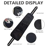 Autositz-Seitenorganisator,Faltbare Autositz Organizer Seite,Faltbare Auto Aufbewahrungstasche Netztaschen,Autositz Organizer,Multifunktionale Autositz Aufhängetasche für LKW,Van,SUV,Schwarz,2PCS