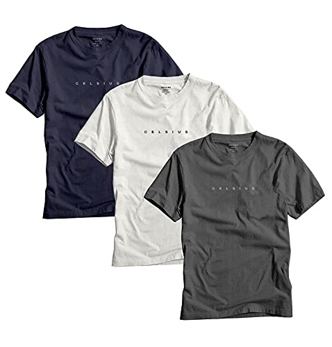 Celsius Men's Crew Neck Half Sleev Slim FIT T-Shirt (Pack of 3) - Review, Price and Buying Guide