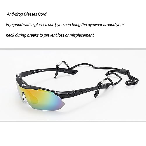 Lunettes de sport Drfeify protection UV mixtes pour chute libre - 4