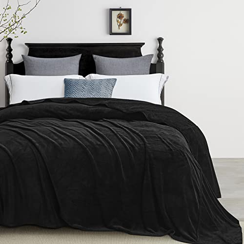 Ielevations 10'×10' Big Blankets 120''X120'' Extra Large Blanket Soft Light Smooth Black Coral Fleece Oversized King Blanket For Family And Friends 120×120 Inch Blanket #TOP6