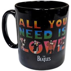 The Beatles Yellow Submarine All You Need Is Love Tasse À Café - Les Beatles, Paul McCartney, John Lennon, RIngo Starr, George Harrison