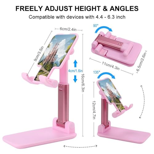 Support de téléphone portable pliable universel réglable style château
