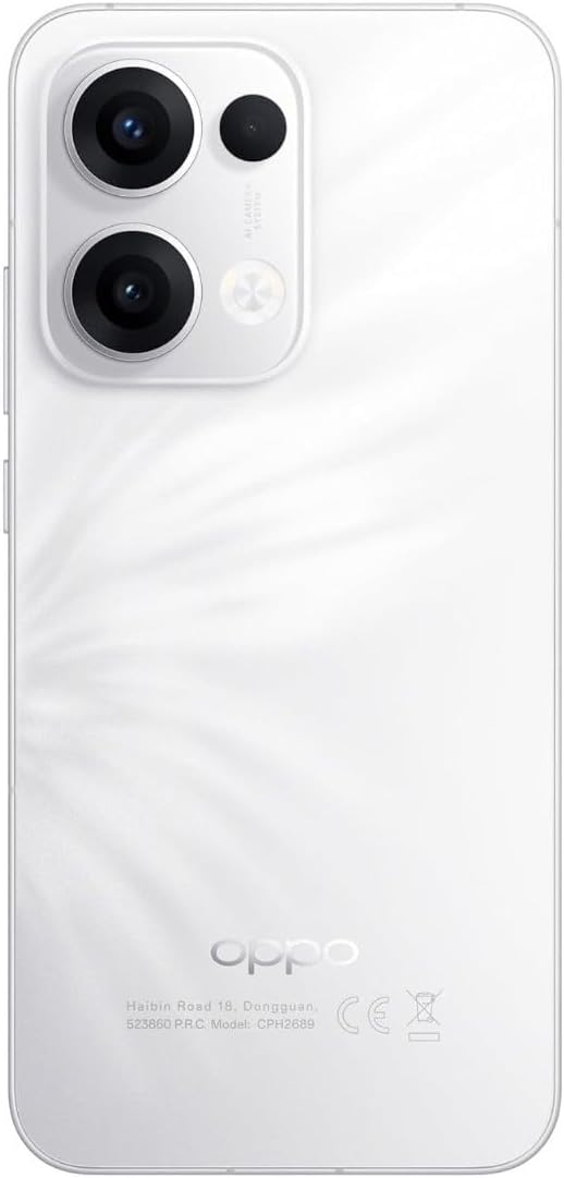 OPPO Reno13 5G Dimensity 8350 12GB RAM 256GB ROM 6.59 AMOLED Smartphone - White