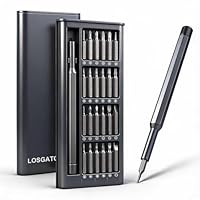 Feinmechaniker Schraubendreher Set Mini Werkzeug: LOSGATOS Klein Schraubenzieher Set mit 24 S2 Bits - Präzision Reparatur Werkzeugset for Handy PC Laptop Macbook iphone Computer PS4 PS5 Brillen usw.