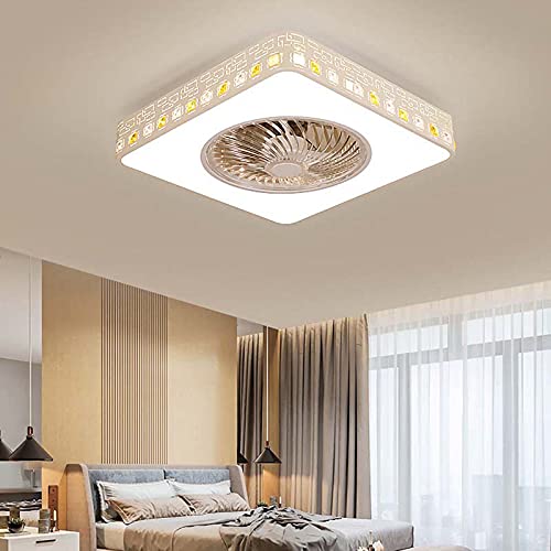 Ventilateur de plafond invisible moderne avec éclairage led variable - 7