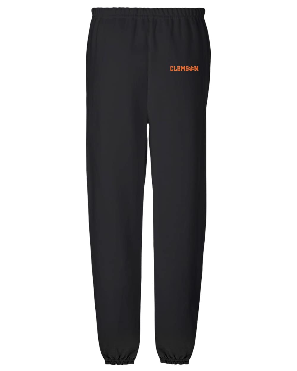 LOGOVISION Clemson University School Logo Mens Jogger Sweatpants, Black, Small