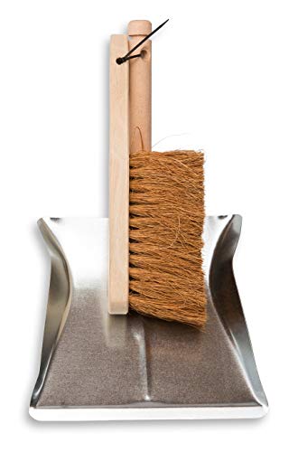 GS Kehrgarnitur - Handfeger aus Kokos mit Metall Kehrblech - Kehrset für draußen Cover
