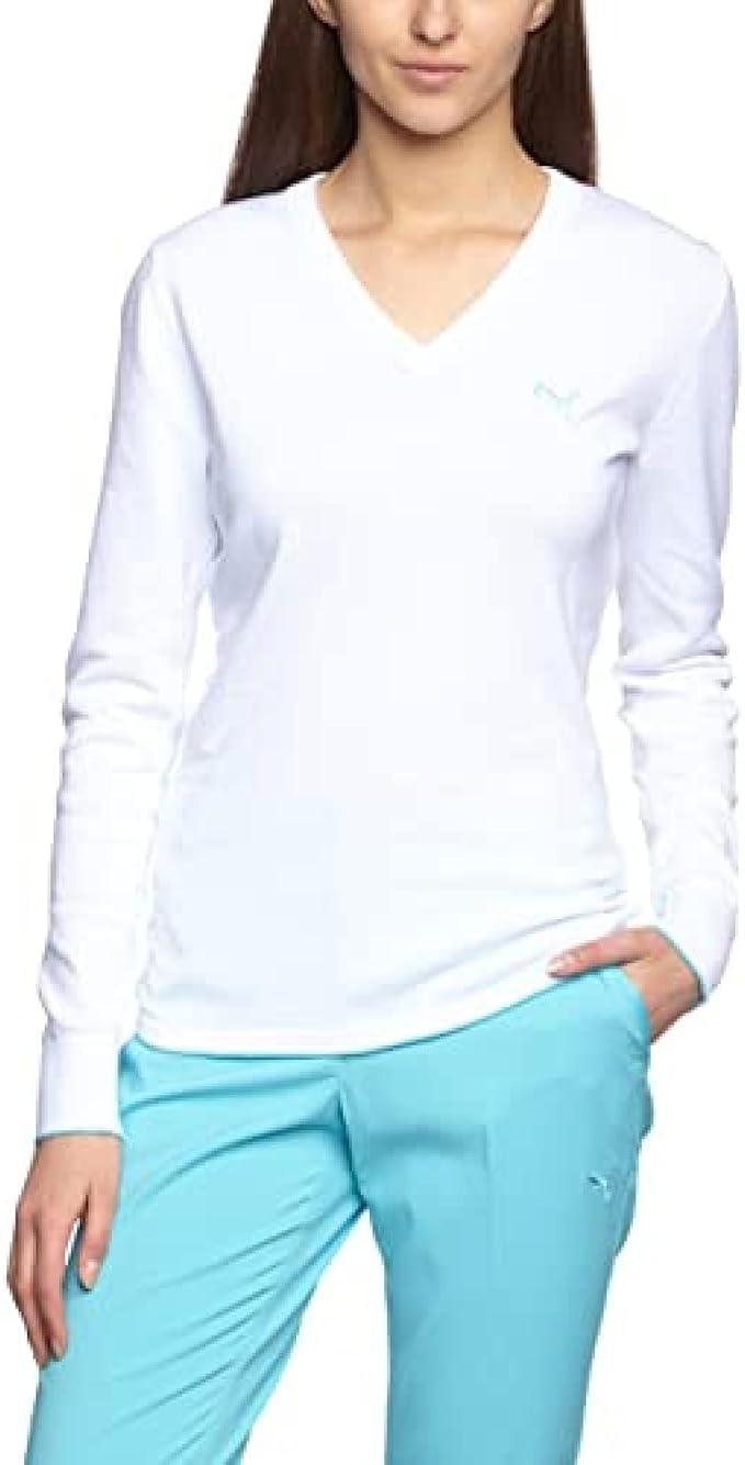 puma v neck sweater