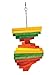 Featherland Paradise | Large Vari Fan Bird Toy | Bird Toys for Large Birds (18" x 8" x 1.5")