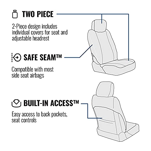 Huk, Low Back Seat Cover-Front Seat Universal Fit, Easy To Install For Cars Truck Van Suv, Current Boca Grande #TOP4