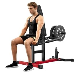 Goimu SD01 Seated Dip Machine, 400LBS Strength Training Upper Body Machine with Tricep Dip Press & Cable Bar for Home Gym, Compact Design for Chest, Biceps, and Triceps Workout (Red)