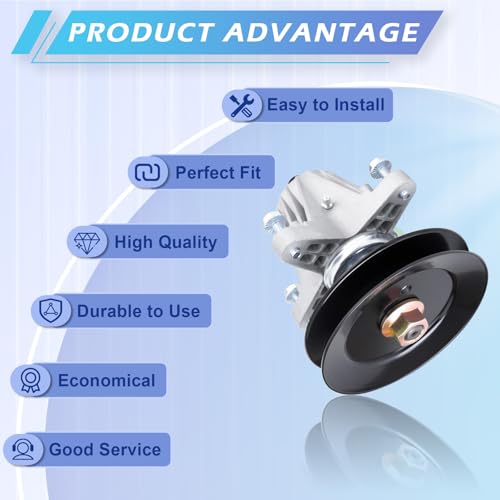 JXJKCZ 54 inch Decks Mower Spindle Replaces 618-09236 618P09236 Compatible with Cub Cadet XT1 GT54 XT1 ST54 ZT1 54 ZT2 54 ZTS2 54 Troy Bilt Mustang 54XP Z54 Craftsman Z5800 T3200 Z7600 by JXJKCZ - Used condition - Image 5