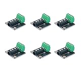Treedix 6pcs TRRS 3.5mm Jack Breakout Board PCB Mount 4pin Audio Socket Headphone Video Audio MP3 Jack Module Extension Connector Module for Arduino