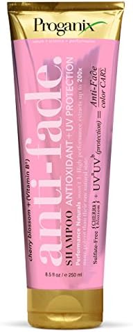 Proganix Vitamin B5 Anti-Fade Shampoo, Cherry Blossom, 8.5 Ounce