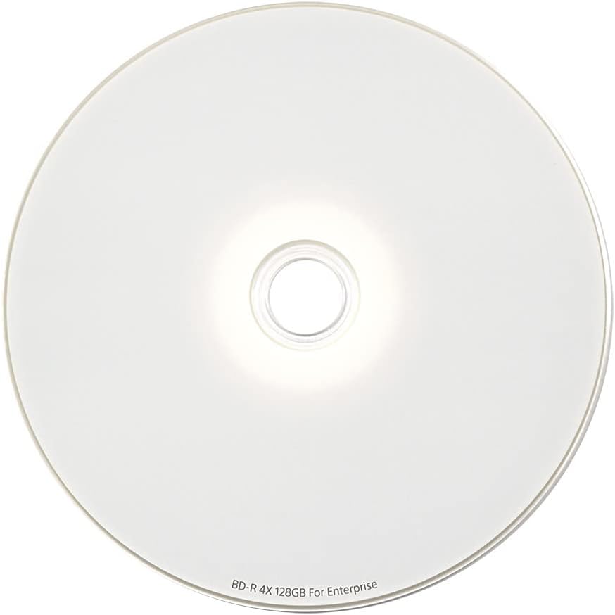Digital 4X 128GB BDXL Quad Layer BD-R XL White Inkjet Printable Blu-ray Recordable 50 year archival discs - 3 Discs