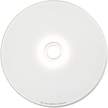 Digital 4X 128GB BDXL Quad Layer BD-R XL White Inkjet Printable Blu-ray Recordable 50 Year Archival Discs - 10 Pieces