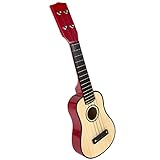 4 cuerdas WOOMAX - Guitarra de madera (ColorBaby 42142)