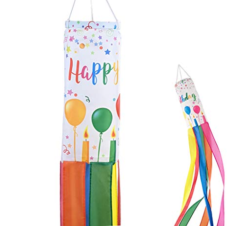 Madrona Brands Happy Birthday Windsack 121cm