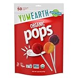 YumEarth Organic Lollipops, Assorted Flavors - Allergy Friendly, Non GMO, Gluten Free, Vegan (Packaging May Vary) (50 Count, Variety Pack)