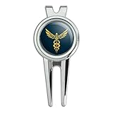 GRAPHICS & MORE Caduceus Medical Symbol Doctor Nurse EMT Golf Divot Repair Tool and Ball Marker