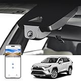 mangoal 4K Dash Cam Custom for Toyota RAV4 & RAV4 Hybrid 2022 2023 2024 2025 (Model B) with Vent Hole,Le Limited Se Adventure Xle Premium Xse,OEM Look, Uhd 2160P Video, WiFi & App, 128GB Card