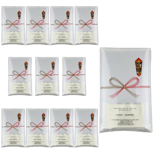 のしタオル 12枚セット 名刺ポケット 付き 白フェイスタオル 200匁 タオルの萩原 12枚組 中国製 pp袋入 名刺ポケット付き 粗品 ご挨拶 御年賀 無地のしnosi-towel-12p (C無地のし/12枚セット)