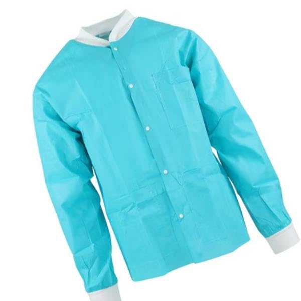 Medicom 8115-C SafeWear Hipster Jackets SMS Fabric Tropical Teal Large 12/Pk