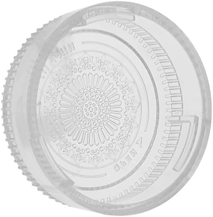 Miniatura 3 de Fotodiox Tapa de lente trasera de diseño (transparente) compatible con lentes Nikon F-Mount (no AI, AI, AIS, AF, AFD, AFS, G, DX, FX)