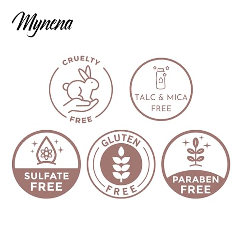 Mynena Nude Lipstick Liquid Kissproof Waterproof Lightweight Smudge Proof Matte Color Stay Lip Stain Talc-Free Mica-Free Gluten-Free Paraben-Free | Rosy #TOP4
