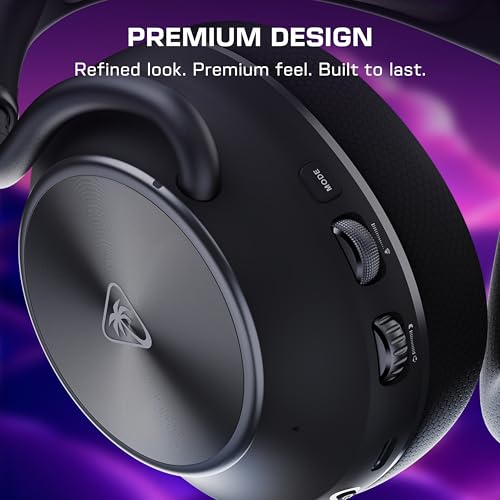 Turtle Beach Stealth Pro II Premium Wireless Gaming Headset for Xbox Series X|S, PS5, PS4, PC - Hi-Res Audio, Dolby Atmos, Active Noise Cancellation, Simultaneous Bluetooth, 24-bit Audio - Black by Turtle Beach - Image 7