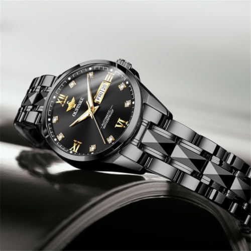 Image of OLEVS Automatic Womens Watch Mechanical Calendar Watches Diamond Fashion Waterproof Female Wrist Watch