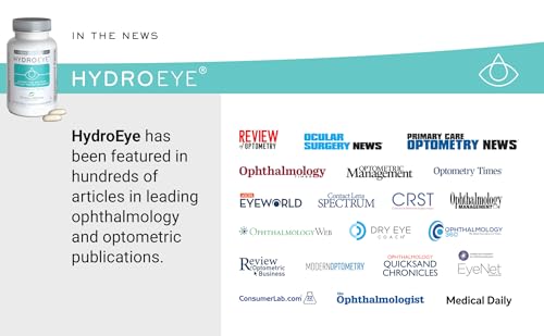 image for ScienceBased Health HydroEye Dry Eye Supplement – Clinically Tested 