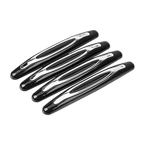 Oshotto NSKU-12828 Car Door Scratch Guard Compatible with Maruti WagonR 2019-2021 (Black, Set of 4)