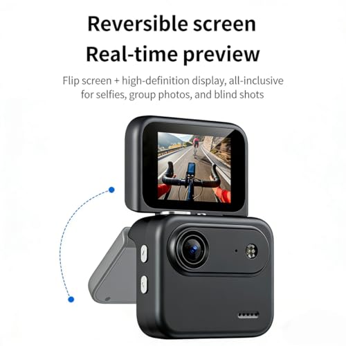 WOSLXM Action Camera 4K 2.0 Cámara compacta 360° miniatura 3
