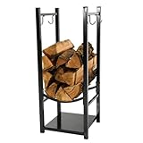 Robuste : Peut contenir une quantité suffisante de bûches pour un foyer extérieur, un poêle à bois, un tas de bois ou pour le camping.