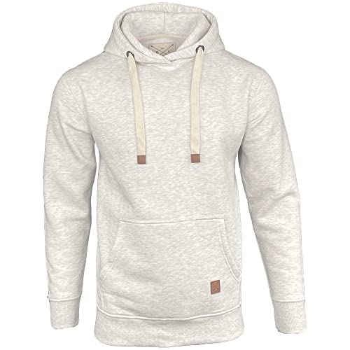 OH Overhead Pull à capuche en polaire pour homme Gris Noir, Blanc chiné, M Cover