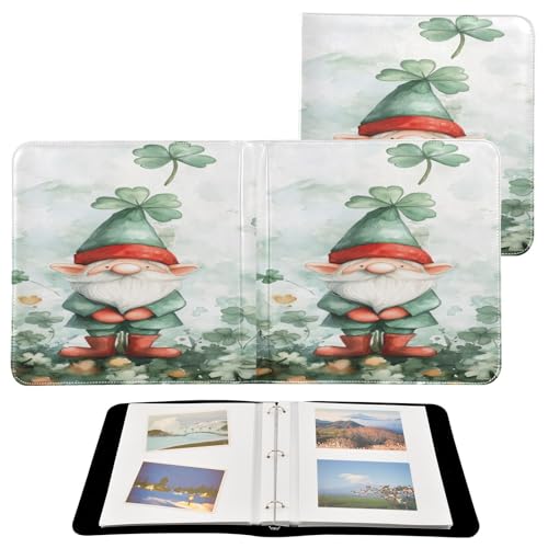 Álbum de fotos de PU Leather FLildon con 40 páginas adhesivas, tamaño 11.8 x 11.2 pulgadas miniatura 2
