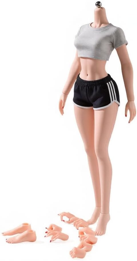 1/6 Scale Female Fitness Seamless Action Figure Miniature Collectible image 5