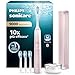 Philips Sonicare DiamondClean 9000 spazzolino elettrico sonico con app, sensore di pressione, 4 modalità di spazzolamento, 3 livelli di intensità, supporto di ricarica, rosa, modello HX9911/79