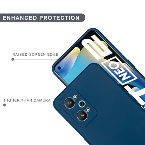 Image of SPRIG Compatible with Realme GT 2 Premium FlexTone (TPU) Back Cover Drop Tested Shock Proof Mobile Case for Men, Women, Boys and Girls with Camera Protection (Blue)