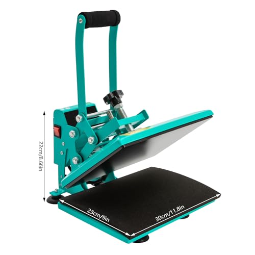 15x15 Heat Press Machine, Slide Out Heat Press for T-Shirt, Clamshell Heat Transfer Digital Sublimation Heat Press Machine for T Shirt, Pillows, Bag, Mats - Thumbnail 7