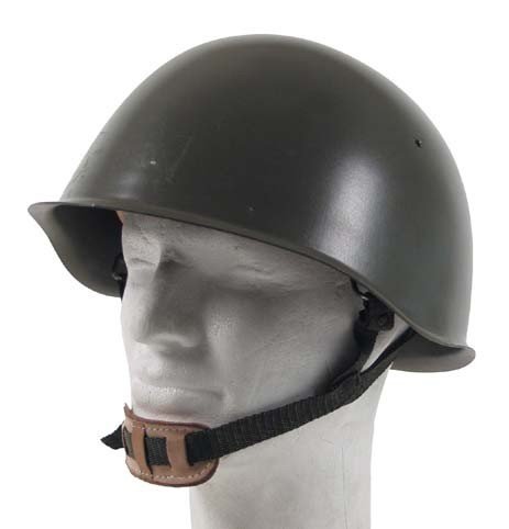 Cz Casco in acciaio, colore: verde oliva, neuw