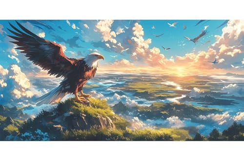 Diamond painting adulte aigle XXL pour occuper vos weekends et chasser le stress