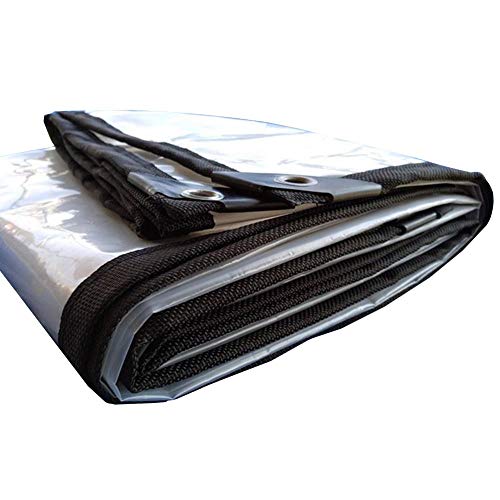 LSXIAO Lona De Protección Resistente Al Agua Resistente Lona Transparente Cortina De...