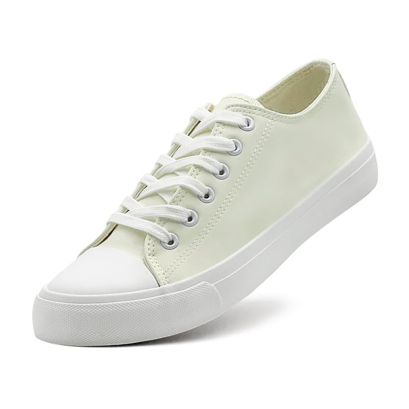 Women’s Men’s Fashion Sneakers Low Top PU Leather Shoes for Women Men Classic Lace Up Sneakers Casual Tennis Walking Shoes Comfortable