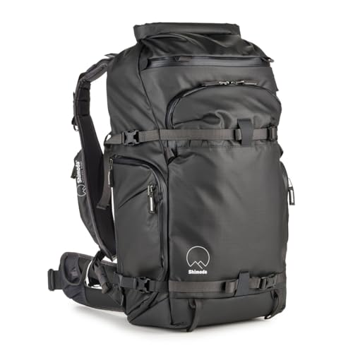 Shimoda Action X30 v2 Starter Kit, Outdoor Photography Adventure Pack for mirrorless and DSLR cameras, includes Medium Mirrorless Core Unit, Expandable Rolltop, 16' Laptop Sleeve, Black
